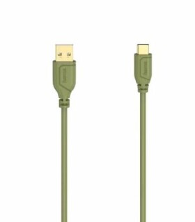 Hama 200637 Flexi-Slim kábel USB-A na USB-C 0.75 m zelená (200637-H)