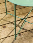 Garden Trading Skladací zahradný stolík Thistle Green Ø 46 cm