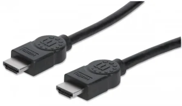 Manhattan 4K HDMI kábel s ethernetom 3m čierna / prepojovací / tienený (323222)