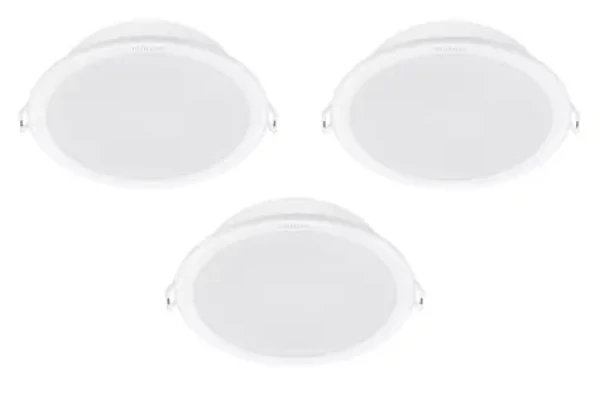 Meson vstavané LED svietidlo biela, 3 ks / Vstavané LED svietidlo / 5,5 W / 4000K / 9cm (SKL000532620)