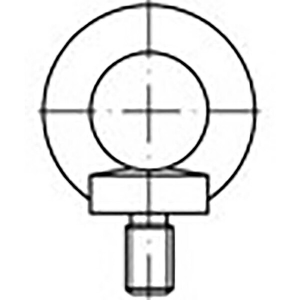 TOOLCRAFT TO-6855678 závesné skrutky M6 DIN 580 ocel pozinkované 25 ks; TO-6855678