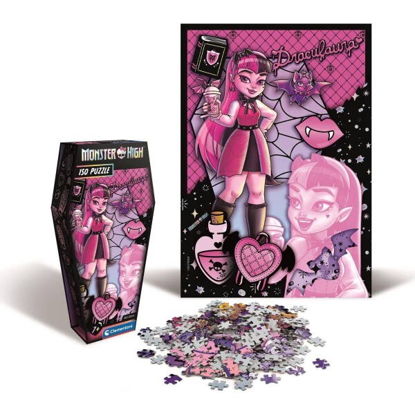 Clementoni Puzzle 150 dielikov Monster High Truhla Draculaura