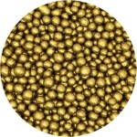 Cukrové – rýžové perly antik zlaté 5 mm 1 kg - I LOVE CAKES - I LOVE CAKES