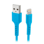 SBS C-89 kábel USB - Lightning 1m svetlo modrá (TECABLEUSBIP589A)