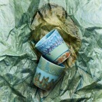 HK living Kameninový hrnček 70's Van Gogh / Self Portrait – set 2 ks