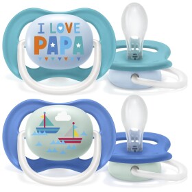 Philips AVENT Cumlík Ultra air text 6-18m chlapec 2 ks