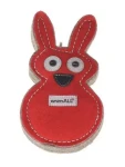 AnimALL Hračka Králik natural koža podložená plsťou 18x11 cm (110323)