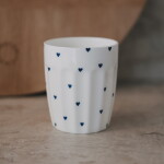 Eulenschnitt Porcelánový hrnček Mini Hearts 290 ml – dark blue
