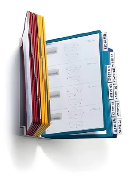 Durable Vario Wall 20 / Nástěnný přehledový systém / A4 / 20 panelů / mix barev (551200)