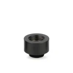 Thermal Grizzly DeltaMate Extender MF10 čierna / Predlžovací adaptér / G1/4" / vodné chladenie / matný chróm (TG-DM-FIT-0006)