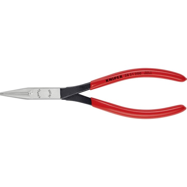 Knipex 28 21 200 pre elektroniku a jemnú mechaniku ploché ihlové kliešte rovné 200 mm; 28 21 200