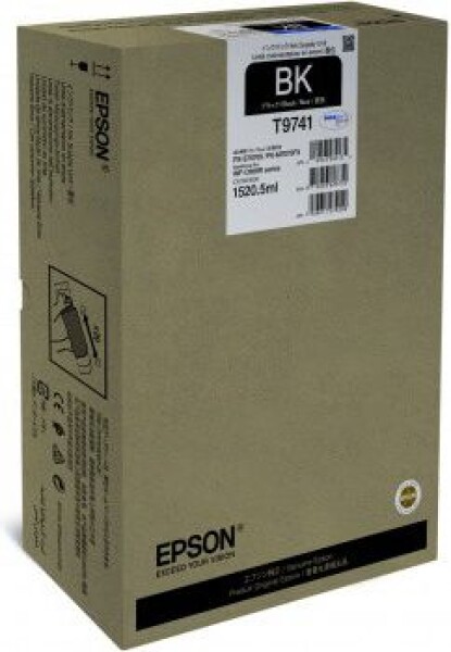 Epson Toner T9741 Black, 1520.5ml do serii WF-C869Rxx (C13T974100)