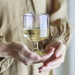 Bloomingville Pohár na vodu Luciana Purple 300 ml