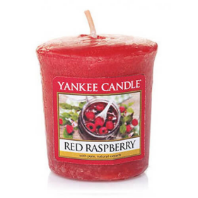 Yankee Candle Red Raspberry vonná sviečka votívna 49g / doba horenia: až 15h (5038580061512)