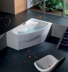 POLYSAN - MAMBA R asymetrická vaňa 160x95x44cm, biela 28111