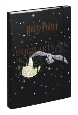 BAAGL Dosky na školské zošity A4 Harry Potter Bradavice Erb / 29x43 cm (A-32052)