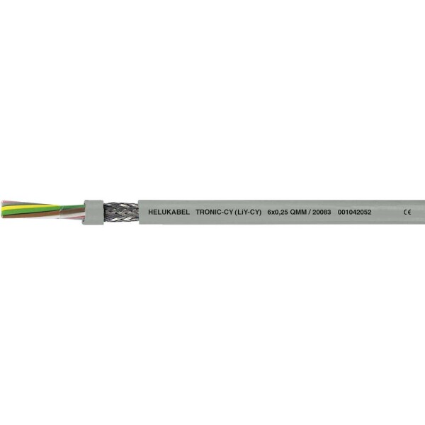 HELU 20056-500 dátový kábel LiYCY 2 x 0.34 mm² sivá 500 m; 20056-500