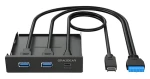 Graugear Multi Frontblende / USB hub / Pre PC skriňu (G-MP01)