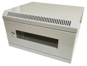 Xtendlan Nástenný rozvádzač 10" sivá / Nástenný rozvádzač / 4U / 280×350 mm / sklenené dvere (WT-4U-2835-GREY)