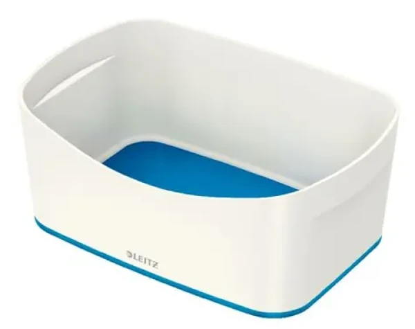 Leitz MyBox Stolný box bielo-modrá / 246 x 98 x 160 (52571036)