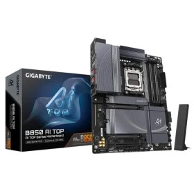 GIGABYTE B850 AI TOP / B850 / AM5 / 4X DDR5 / PCIex 16 / 2x 10GLAN / Wi-Fi7 / ATX (B850 AI TOP)