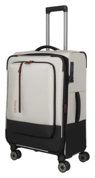 Travelite Crosslite 5.0 M White Sand 61/66 L TRAVELITE-92948-40