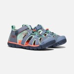 Detské sandále SEACAMP II CNX, FLINT STONE/OCEAN WAVE, keen, 1022990/1022975, modré - 24