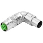 Weidmüller IE-PS-M12X-90-S-TH-SC konektor akčného / snímacieho člena, 2662120000, piny: 8, 1 ks; 2662120000