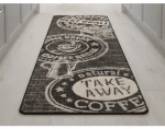 Koberec Flex 67x200 cm, coffee break%