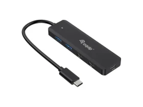 Equip 4- Port USB-C Hub čierna / Hub / 2x USB-A 3.2 / 2x USB-C 3.2 / 5 Gbps (128964)