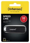 INTENSO Speed Line 32GB čierna / Flash disk / USB-A 3.2 Gen 1 / čítanie: 70 MB/s (3533480)