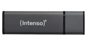 INTENSO Alu Line 64GB antracitová / Flash disk / USB 2.0 / čítanie 28 MB/s / zápis 6,5 MB/s (3521491)