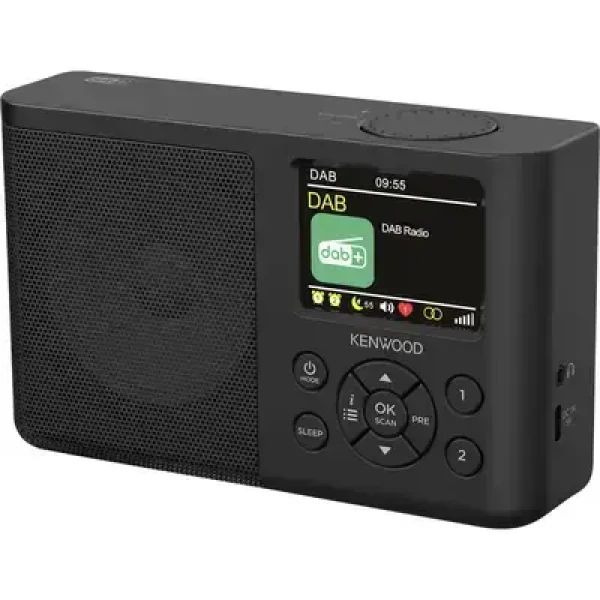 Kenwood CR-M33DAB čierna / DAB+ rádio / Bluetooth 5.3 / USB-C / TFT displej (CR-M33DAB-B)