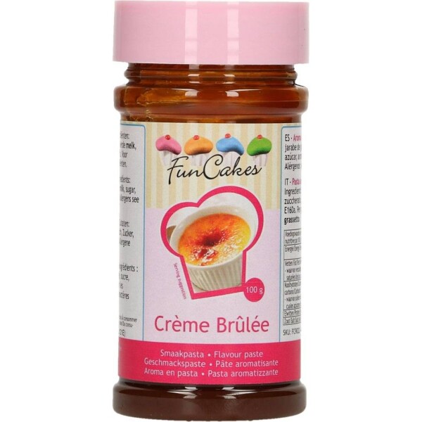 Ochucovacia pasta Creme Brulee 100 g - FunCakes - FunCakes