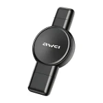 AWEI W26 čierna / Nabíjačka pre chytré hodinky / Apple Watch, Samsung Galaxy Watch / magnetická / USB-C (W26)