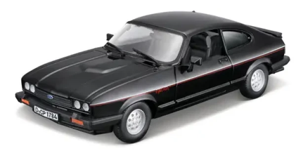 Bburago Ford Capri 1600 GT (1982) čierna 1:24