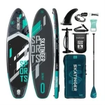 SKATINGER Nafukovací Paddleboard Yoga SUP 350cm šedá / príslušenstvo (Grey sports)