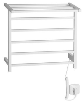 SAPHO - ELZOR elektrický sušiak uterákov 500x470 60 W, biela mat EB500