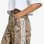 Kalhoty adidas Originals Snake Print Denim Loose Trousers UNISEX Linen/ Magic Beige 30/30