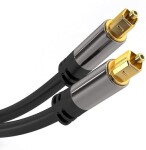 PremiumCord Gold design Kábel Toslink MM 0.5m / OD: 6mm (8592220019730)