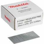 Makita F-31841 Klince nastreľovacie / 23G / dĺžka 30 mm / 10000 ks (F-31841)