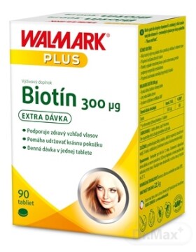 WALMARK Biotín 300 mcg 90 tabliet