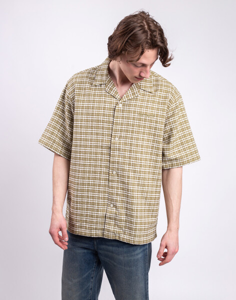 Carhartt WIP S/S Kander Shirt Kander Check, Snake L