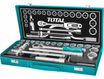 TOTAL-TOOLS Hlavica nástrčné 1/2" / sada 24ks (THT141253)