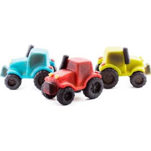 Marcipánová figúrka traktor červený, 65g - Frischmann vyškov - Frischmann vyškov