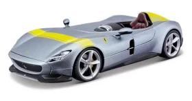Bburago RACE+PLAY Ferrari Monza SP1 strieborná