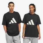 Tričko adidas Basketball T-Shirt (Gender Neutral) Black/ Off White L