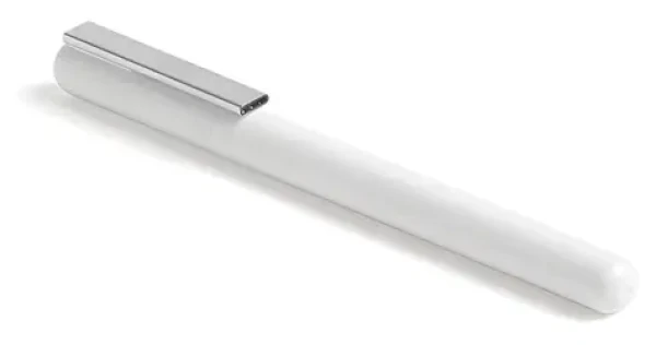Lexon C-Pen LS101WG biela / Guľôčkové pero s flash diskom / USB-C / 32GB / nerez, ABS (LS101WG)