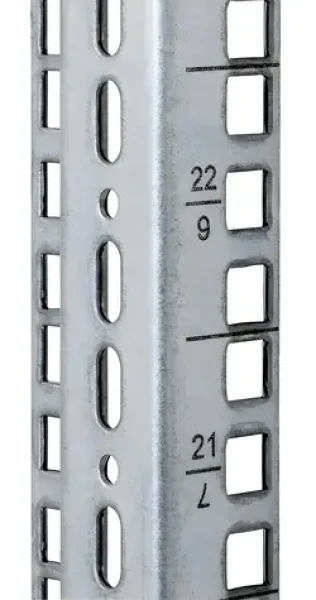 Triton vertikálna lišta 4U / štvorcový otvor 9,5x9,5mm (RAX-VL-X04-X1)