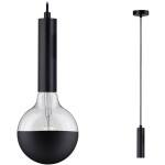 Paulmann 79757 závesné svietidlo E27 čierna; 79757